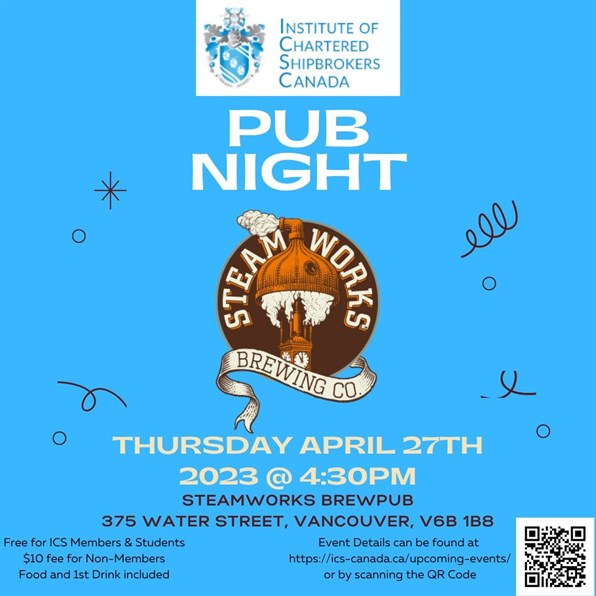 ICS Pub Night- April 27th 2023
